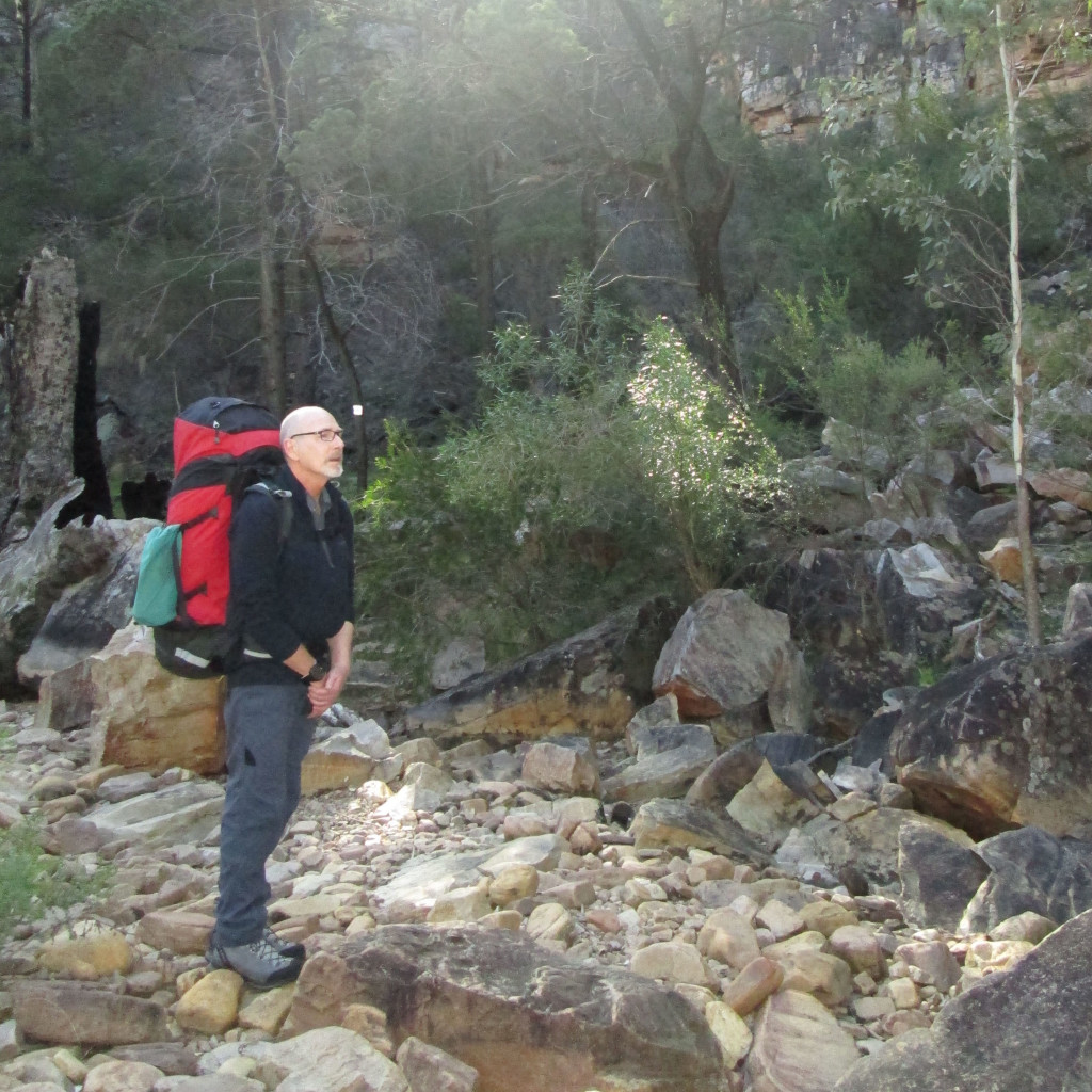 Gordon Lehmann, trainer and on board of Bushwalking Leadership SA